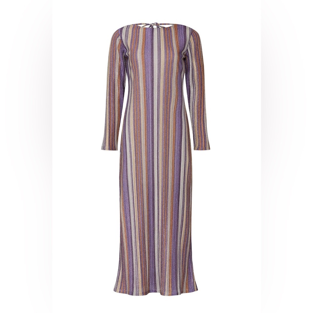KENDALL + KYLIE Multi Striped Backless Dress Size 4/6 NWOT